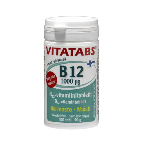 Vitatabs B12 Spearmint 1000 Mikrog - Apteekki 360 Helsinki - Verkkoapteekki