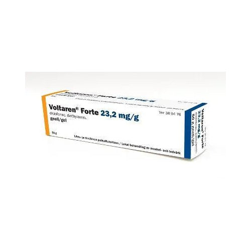 Voltaren Forte -geeliä käytetään monissa niveliin ja lihaksiin liittyvissä kiputiloissa