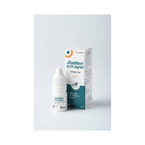 Zaditen 0,25 Mg/Ml Silmätipat, Liuos - Apteekki 360 Helsinki - Verkkoapteekki