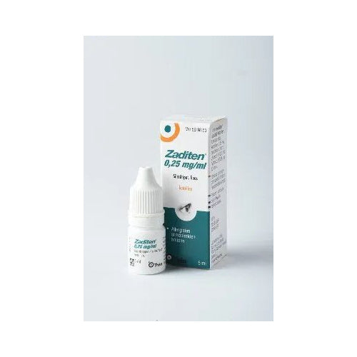 Zaditen 0,25 Mg/Ml Silmätipat, Liuos - Apteekki 360 Helsinki - Verkkoapteekki