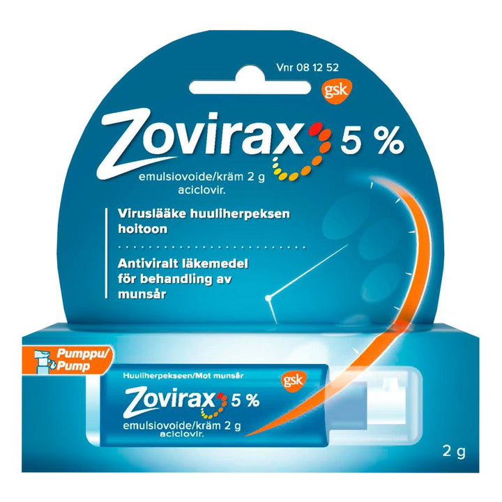 Zovirax 50 Mg/G Emuls Voide Pumppu - Apteekki 360 Helsinki - Verkkoapteekki