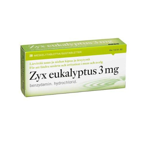 Zyx Eukalyptus 2,68 Mg Imeskelytabl - Apteekki 360 Helsinki - Verkkoapteekki