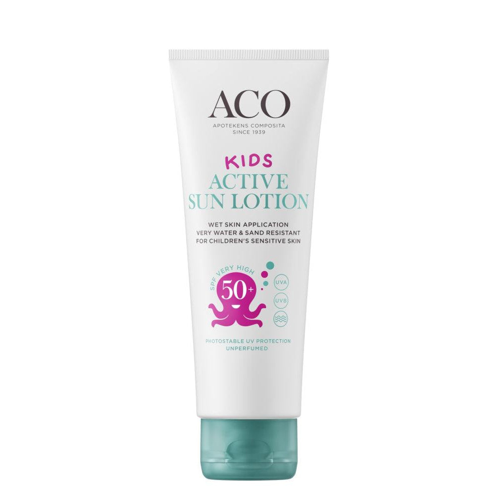 Aco Sun Kids Active Sun Lotion Spf 50+ - Apteekki 360 Helsinki - Verkkoapteekki