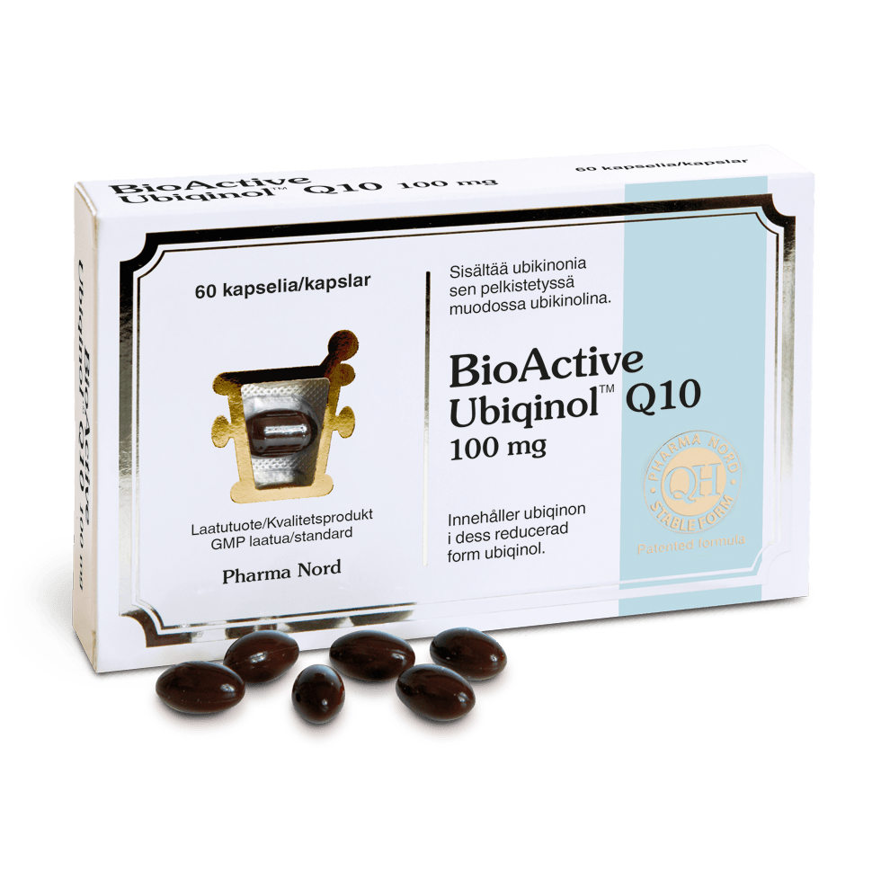 Bioactive Ubiqinol Q10 100 Mg - Apteekki 360 Helsinki - Verkkoapteekki