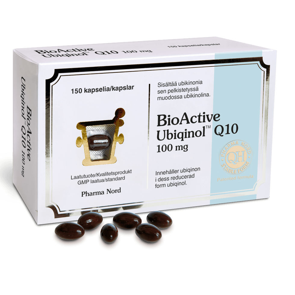 Bioactive Ubiqinol Q10 100 Mg - Apteekki 360 Helsinki - Verkkoapteekki