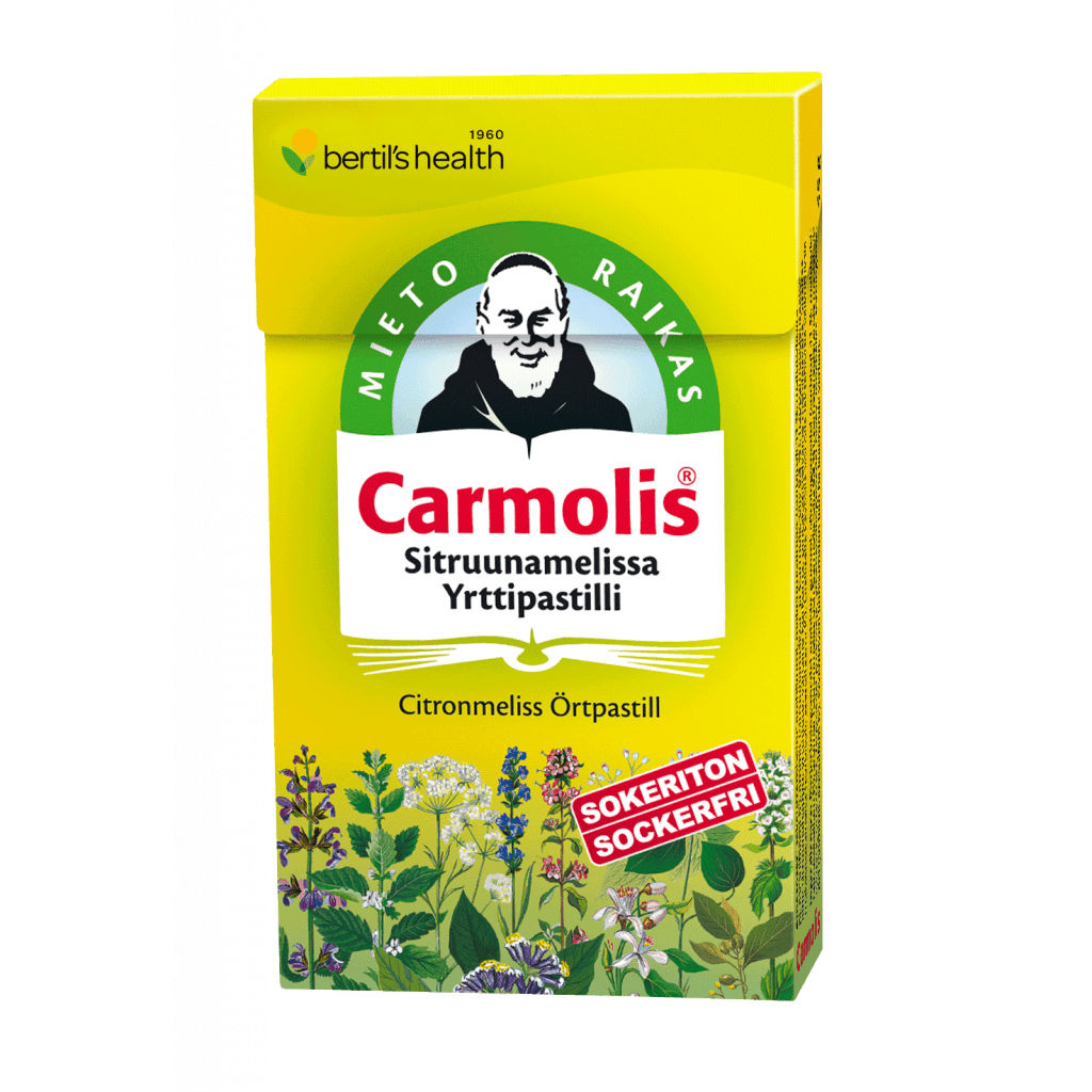 Carmolis Sitruunamelissa Yrttipastilli 45 G - Apteekki 360 Helsinki - Verkkoapteekki