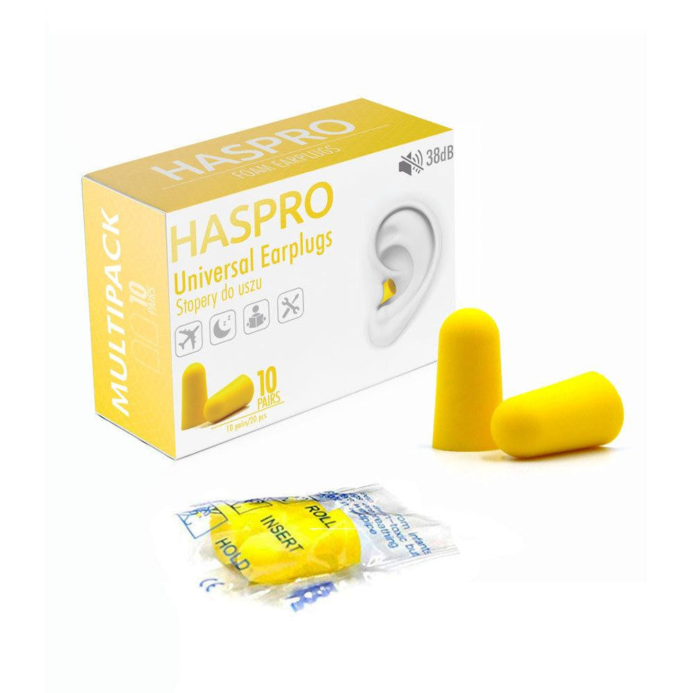 Haspro Universal Korvatulpat Keltainen - Apteekki 360 Helsinki - Verkkoapteekki