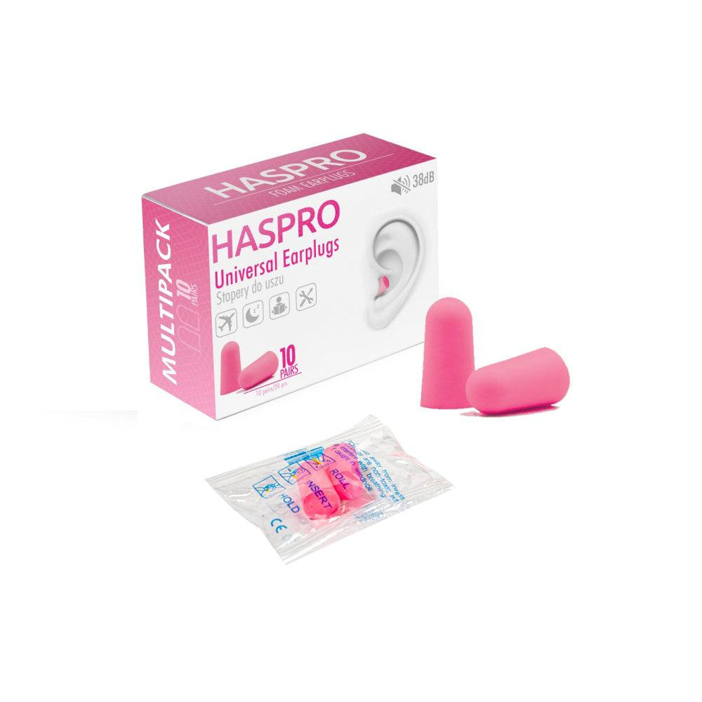 Haspro Universal Korvatulpat Pinkki - Apteekki 360 Helsinki - Verkkoapteekki