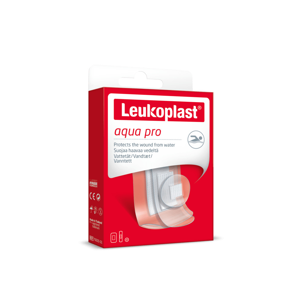Leukoplast Aqua Pro Laastarivalikoima 38X63 Mm 6Kpl, 19X72 Mm 8Kpl, 24 Mm 6 Kpl - Apteekki 360 Helsinki - Verkkoapteekki