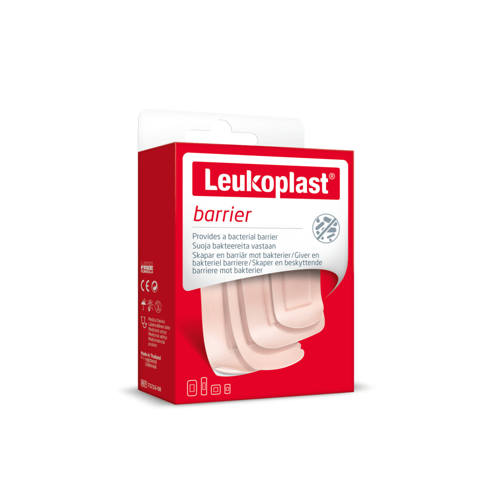 Leukoplast Barrier Laastarivalikoima 22X72 Mm, 38X63 Mm, 38X38 Mm - Apteekki 360 Helsinki - Verkkoapteekki