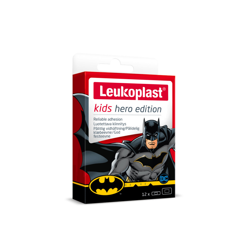 Leukoplast Kids Hero Edition Batman 38X63Mm 4 19X56Mm 8 - Apteekki 360 Helsinki - Verkkoapteekki