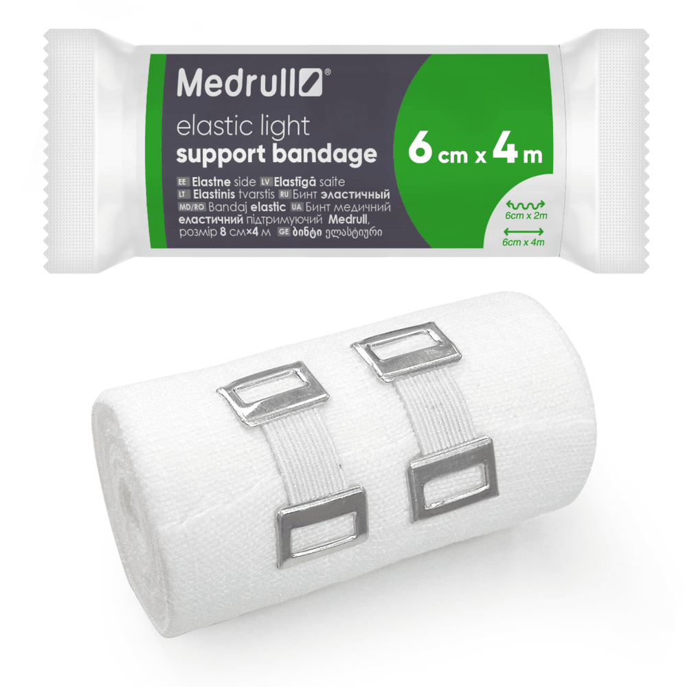 Medrull Elastinen Ideaaliside 6 Cm X 4 M - Apteekki 360 Helsinki - Verkkoapteekki