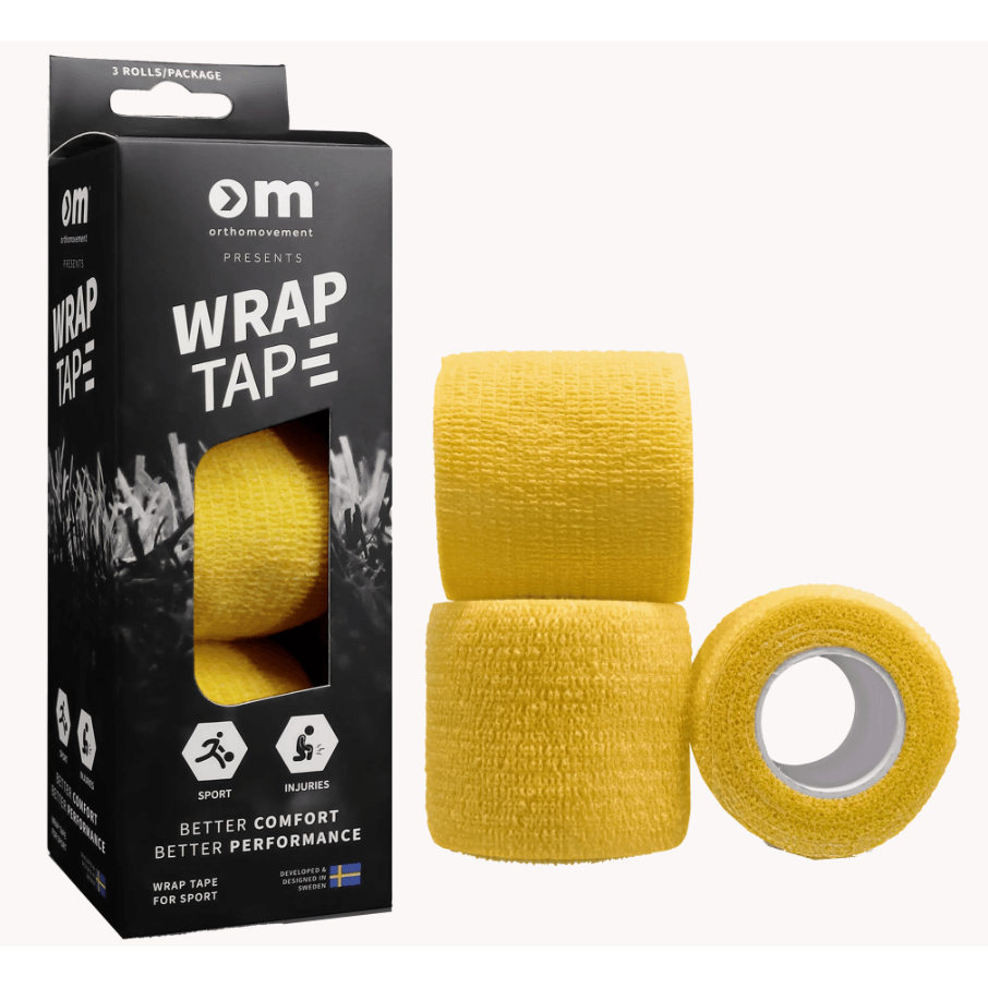 Om Wrap Tape 5Cm/4,5M - Yellow - Apteekki 360 Helsinki - Verkkoapteekki