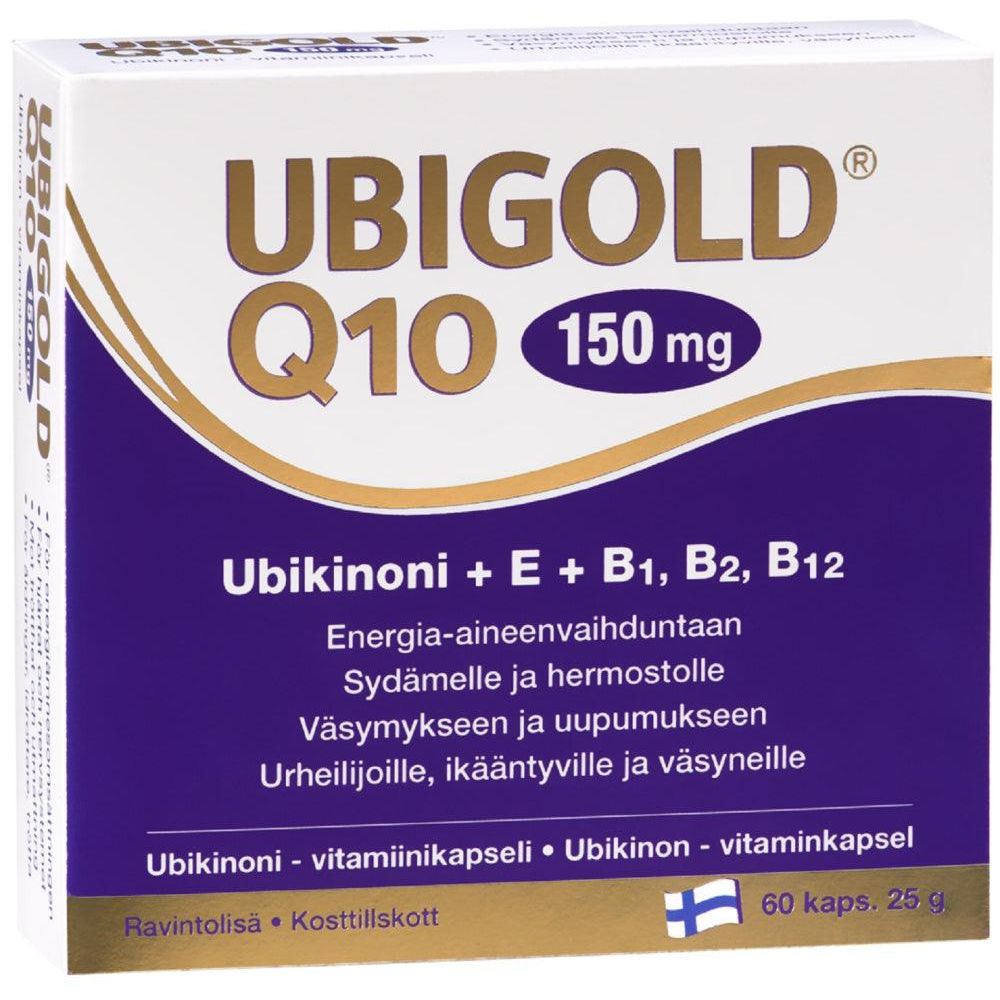 Ubigold Q10 150 Mg - Apteekki 360 Helsinki - Verkkoapteekki