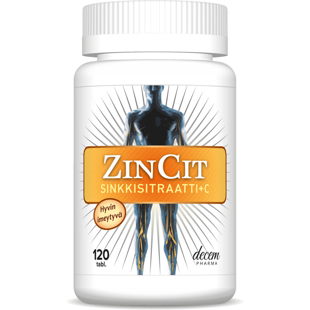 Zincit Sinkkisitraatti + C-Vit - Apteekki 360 Helsinki - Verkkoapteekki